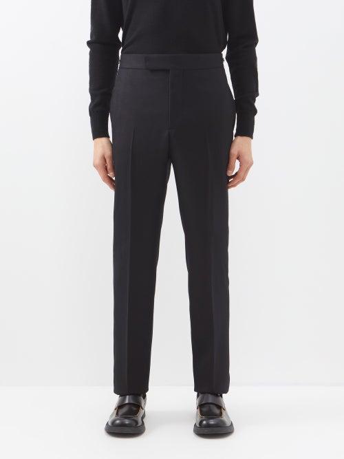 Gabriela Hearst - Sebastian Wool-twill Tailored Trousers - Mens - Black