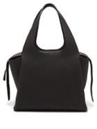 Matchesfashion.com The Row - Tr1 Large Grained-leather Bag - Womens - Black