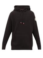 Matchesfashion.com 2 Moncler 1952 - X Awake Ny Logo-print Cotton Hooded Sweatshirt - Mens - Black
