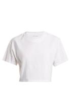 Matchesfashion.com Hanes X Karla - X Karla The Crop Cotton Jersey T Shirt - Womens - White