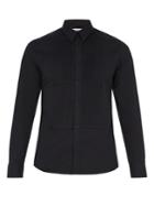 Givenchy Single-cuff Bib-front Cotton Shirt
