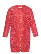 Moncler Gamme Rouge Elegantine Leopard-print Coat