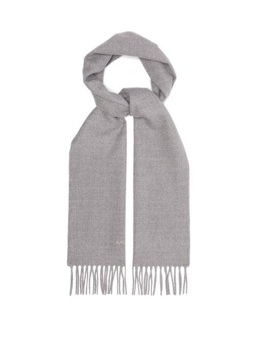 Matchesfashion.com Lanvin - Wool Scarf - Mens - Grey