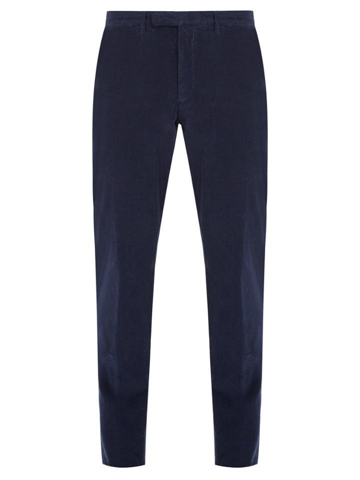 Ermenegildo Zegna Mid-rise Slim-leg Stretch-cotton Corduroy Trousers