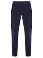 Ermenegildo Zegna Mid-rise Slim-leg Stretch-cotton Corduroy Trousers