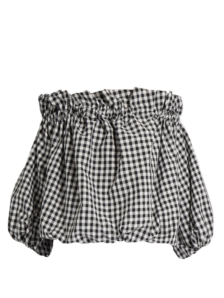 Marques'almeida Off-the-shoulder Crepe Top