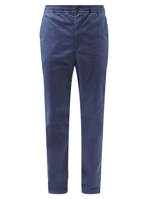 Polo Ralph Lauren - Prepster Elasticated Cotton-blend Trousers - Mens - Navy