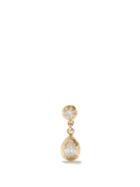 Jacquie Aiche - Sophia Diamond & 14kt Gold Single Drop Earring - Womens - Yellow Gold