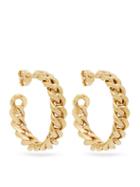 Matchesfashion.com Orit Elhanati - Alabama 24ct Gold Plated Hoop Earrings - Womens - Gold