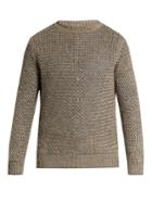 Ermenegildo Zegna Loose-knit Linen And Cotton-blend Sweater