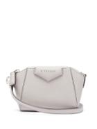 Matchesfashion.com Givenchy - Antigona Nano Grained-leather Cross-body Bag - Womens - Grey