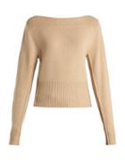 Matchesfashion.com Chlo - Boat Neck Cashmere Sweater - Womens - Light Brown