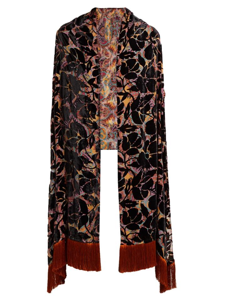 Etro Floral-devor Scarf