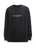 Givenchy - Logo-print Cotton-jersey Sweater - Mens - Black