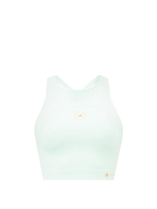 Adidas By Stella Mccartney - Truepurpose Cropped Top - Womens - Light Green