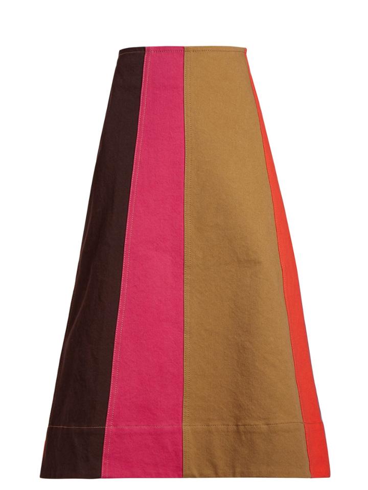 Marni Panelled Denim Skirt