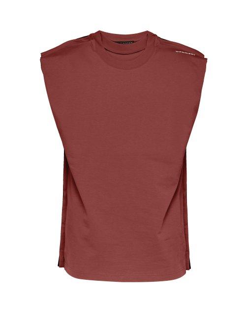Matchesfashion.com Y/project - Multi Layered Cotton Tank Top - Mens - Burgundy