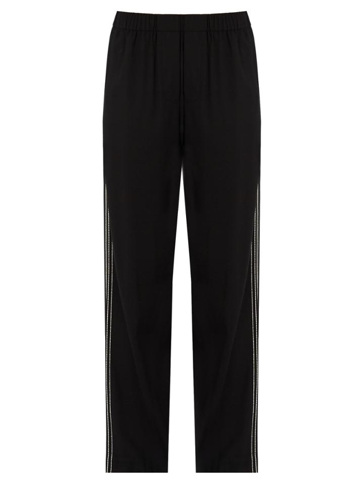 Vince Wide-leg Crepe Trousers