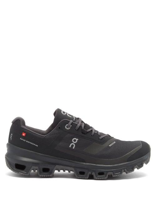 On - Cloudventure Waterproof Coated-mesh Trainers - Womens - Black