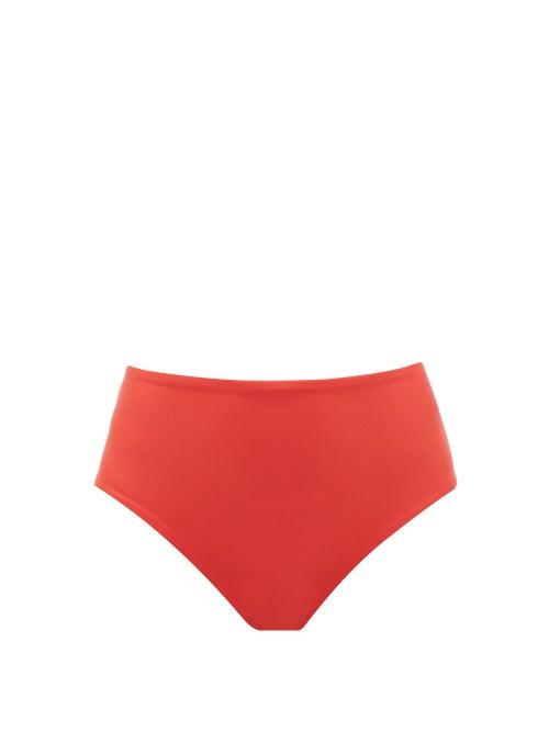 Ladies Beachwear Matteau - The High Waist Bikini Briefs - Womens - Red