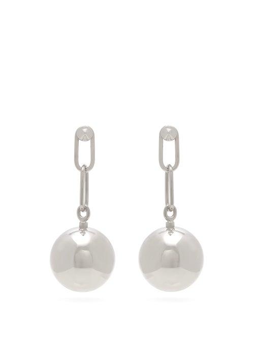 Matchesfashion.com Marni - Sphere Drop Earrings - Womens - Silver
