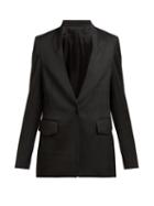Matchesfashion.com Joseph - Barr Single Breasted Tailored Jacket - Womens - Black