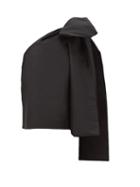 Matchesfashion.com Bernadette - Winnie Oversized-bow One-sleeve Taffeta Top - Womens - Black