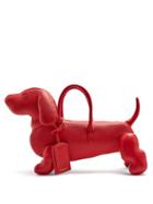 Matchesfashion.com Thom Browne - Hector Grained Leather Dog Bag - Womens - Red