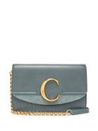 Matchesfashion.com Chlo - The Chlo Leather Shoulder Bag - Womens - Blue Multi