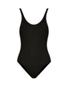 Matchesfashion.com Ephemera - Tank Scoop Back Swimsuit - Womens - Black