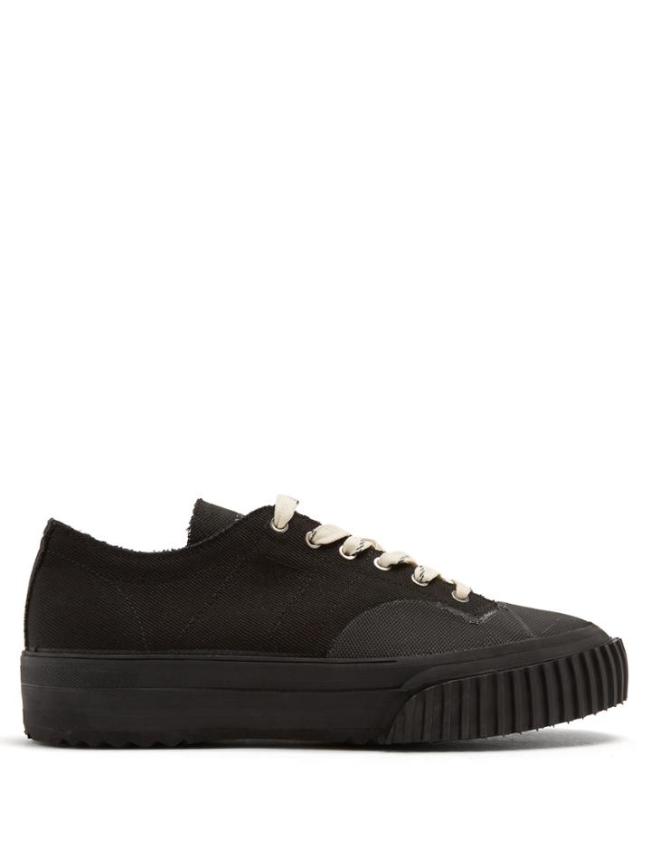 Maison Margiela Old School Canvas Rubber-sole Trainers