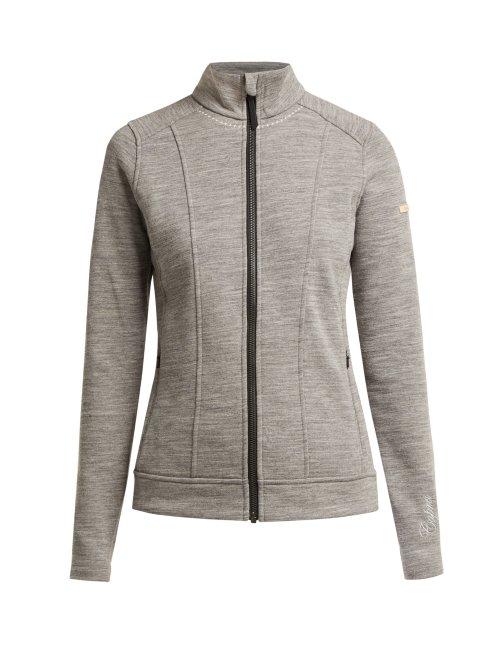 Matchesfashion.com Capranea - Divine Zip Through Wool Blend Jacket - Womens - Grey
