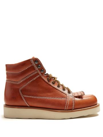 Jw Anderson Kiltie-fringe Leather Boots