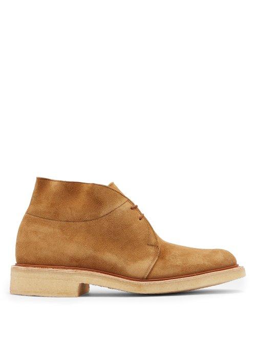 Matchesfashion.com Tricker's - Monty Suede Desert Boots - Mens - Tan
