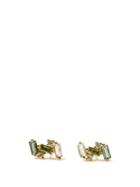 Suzanne Kalan - Scatter Topaz, Diamond & 14kt Gold Earrings - Womens - Green Gold