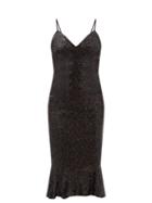 Matchesfashion.com Norma Kamali - Mermaid-hem Sequinned Jersey Dress - Womens - Black