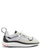 Matchesfashion.com Y-3 - Shiku Run Mesh And Suede Trainers - Mens - White Black