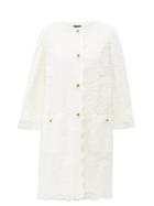 Matchesfashion.com Dolce & Gabbana - Lily Button Guipure Lace Coat - Womens - Ivory