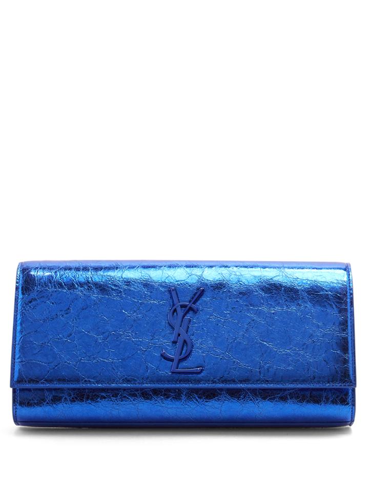 Saint Laurent Kate Leather Clutch