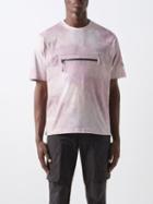 Hh -118389225 - Hh Arc Zip-pocket Tie-dye Cotton-jersey T-shirt - Mens - Purple