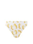 Matchesfashion.com Fisch - Public Seahorse-print High-rise Bikini Briefs - Womens - White Multi