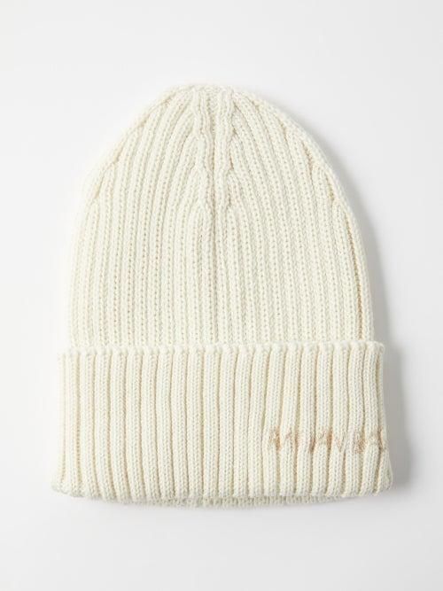 Ruslan Baginskiy - Logo-embroidered Wool-blend Beanie Hat - Womens - Cream