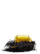 Marques Almeida Ostrich-feather Crocodile-effect Cross-body Bag
