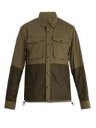 Matchesfashion.com Moncler - Ander Point Collar Cotton Jacket - Mens - Green