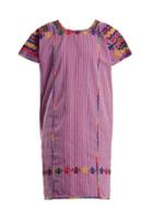 Matchesfashion.com Pippa Holt - No.58 Embroidered Cotton Kaftan - Womens - Pink