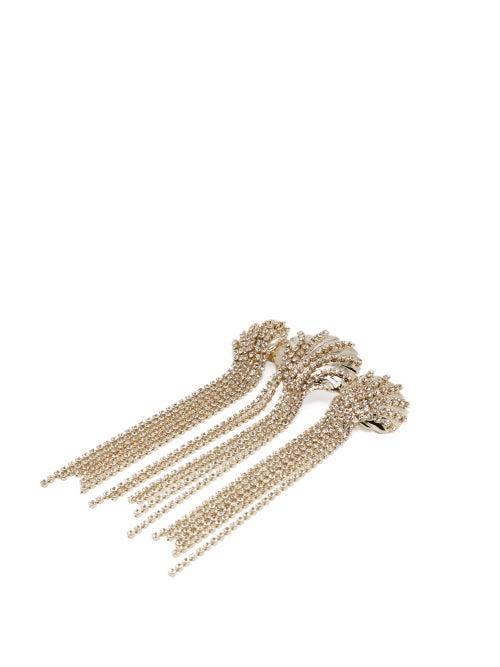 Matchesfashion.com Rosantica - Basquiat Fringed Crystal Seashell Hairclip - Womens - Crystal