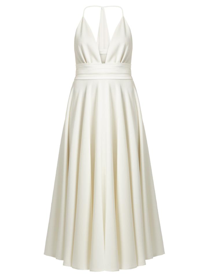 Racil Bianca Halterneck Crepe Dress