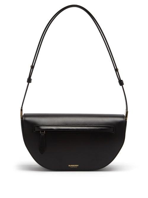 Matchesfashion.com Burberry - Olympia Small Leather Shoulder Bag - Womens - Black