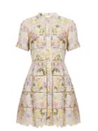 Zimmermann Valour Hydrangea-print Cotton Dress
