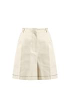 Bottega Veneta Eyelet-embellished Cotton Shorts